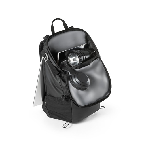 black ALASCA. Mochila de senderismo con revestimiento impermeable