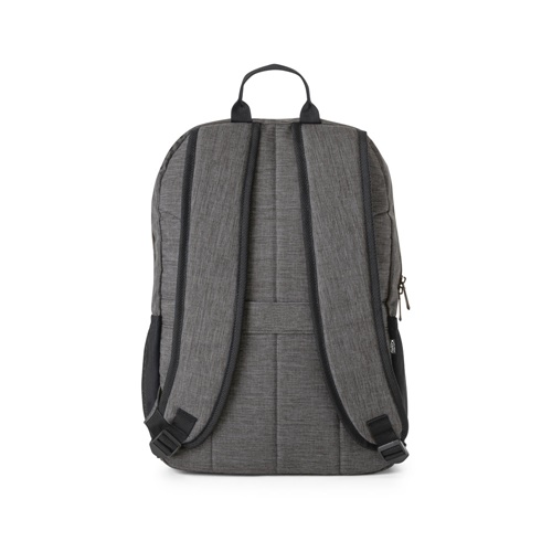 gris oscuro BUSINESS. Mochila para portátil 100% rPET 300D