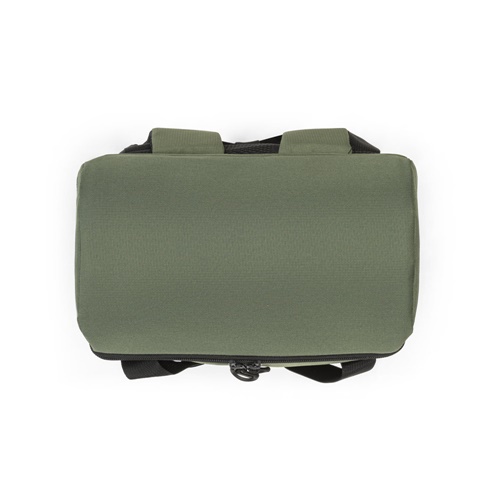 verde oscuro ROMA L. Mochila térmica acolchada en poliéster reciclado 600D ripstop 16 L