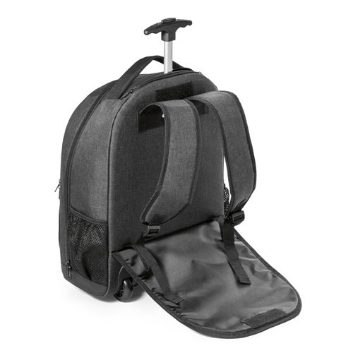 gris oscuro EINDHOVEN. Mochila trolley para portátil 15.6\'\' en 600D