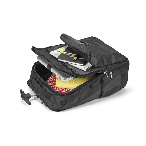 black AVENIR. Mochila trolley para portátil de 17\