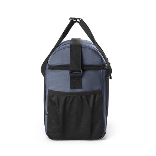 blue ROMA M. Bolsa térmica acolchada en poliéster reciclado 600D ripstop 11 L