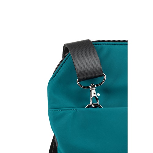 azul petróleo ROVER BACKPACK II. Mochila de tela y PU