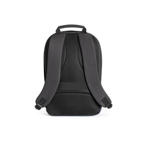 blue GENOA BPACK. Mochila antirrobo en poliéster reciclado de alta densidad 600D