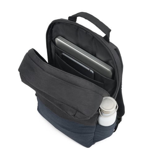 blue GENOA BPACK. Mochila antirrobo en poliéster reciclado de alta densidad 600D