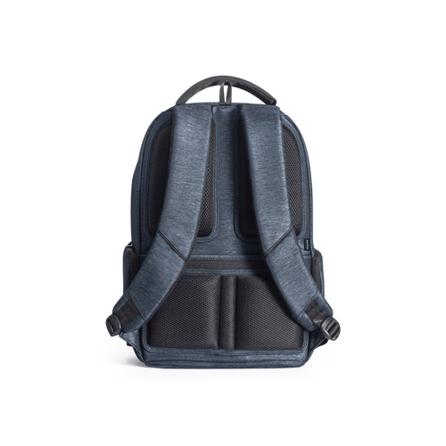 blue RE-BOSTON. Mochila impermeable para portátil de nailon reciclado 2Tone con compartimento de poliéster reciclado 210D