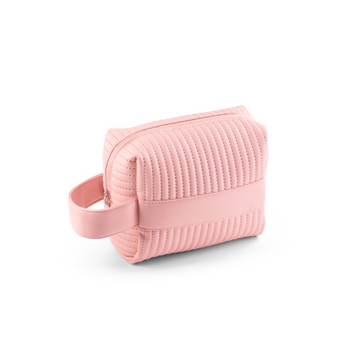 rosa claro GILI. Bolso de mano de PU (21% PU reciclado y 30% poliéster reciclado)