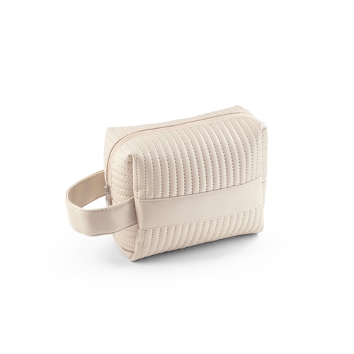 beige GILI. Bolso de mano de PU (21% PU reciclado y 30% poliéster reciclado)