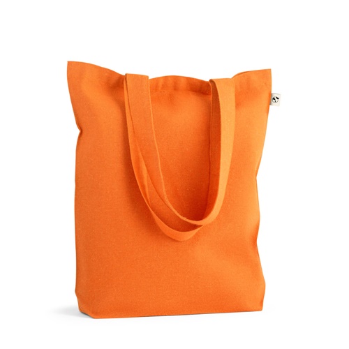 orange MERIDA. Bolsa de algodón (50%), algodón reciclado (30%) y poliéster (20% rPET) (220 g/m²)