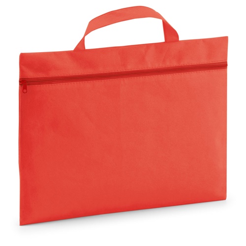 rojo KAYL. Maletín porta documentos en non-woven (80 g/m²)