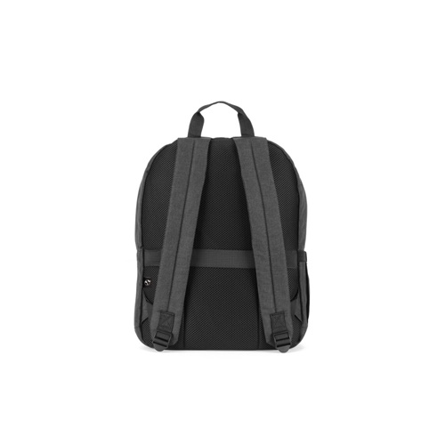 gris oscuro GIJON. Mochila para portátil de poliéster reciclado de alta densidad 600D y forro de poliéster reciclado 210D