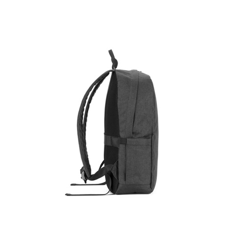 gris oscuro GIJON. Mochila para portátil de poliéster reciclado de alta densidad 600D y forro de poliéster reciclado 210D