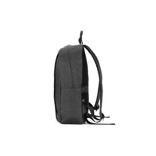 gris oscuro GIJON. Mochila para portátil de poliéster reciclado de alta densidad 600D y forro de poliéster reciclado 210D