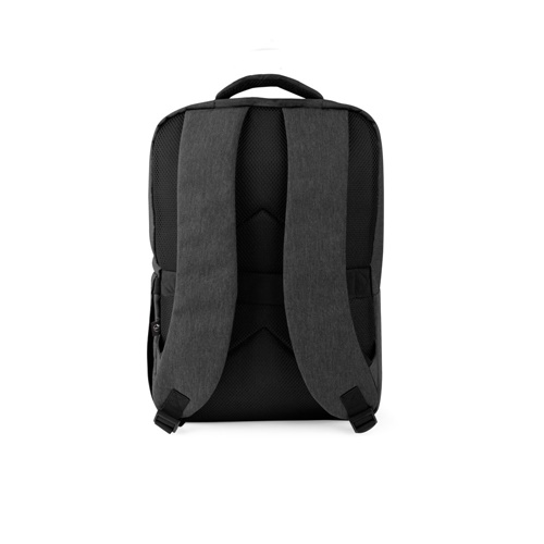 gris oscuro COVENTRY. Mochila para portátil totalmente acolchada en poliéster reciclado de alta densidad 300D y forro de poliéster reciclado 210D 15.6’