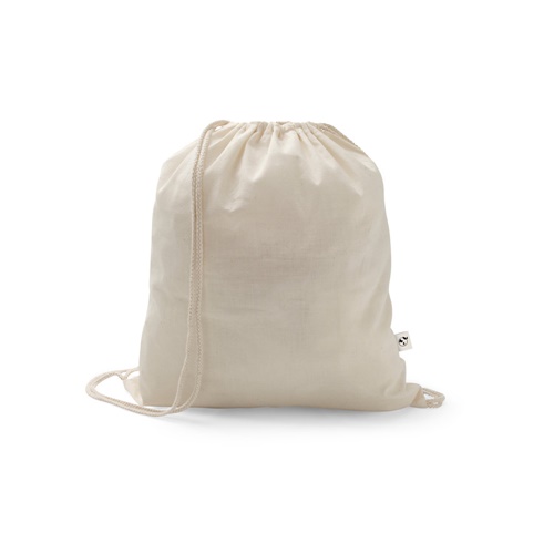 SALAMANCA. BOLSA TIPO MOCHILA DE ALGODÓN RECICLADO (70%) Y POLIÉSTER (30% RPET) (150 G/M²)
