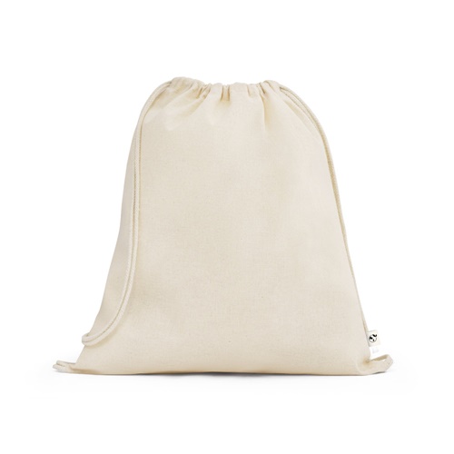 natural claro BELIZE. Bolsa tipo mochila 100% algodón orgánico (140 g/m²)