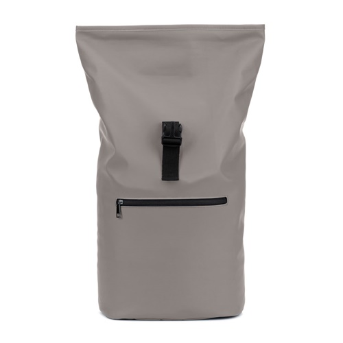 PORTLAND. Mochila enrollable de PU con bolsillo para portátil de 16