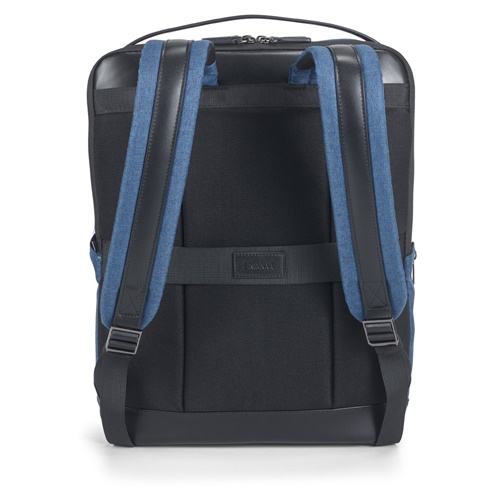 azul MOTION BACKPACK. Mochila de sarga de poliéster 600D y PU