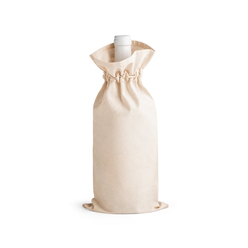 JEROME. Bolsa para botella 100% algodón (180 g/m²)