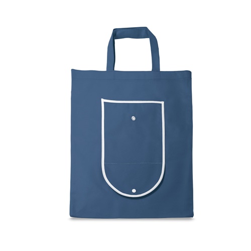 azul ARLON. Bolsa plegable non-woven (80 g/m²)