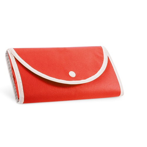 rojo ARLON. Bolsa plegable non-woven (80 g/m²)