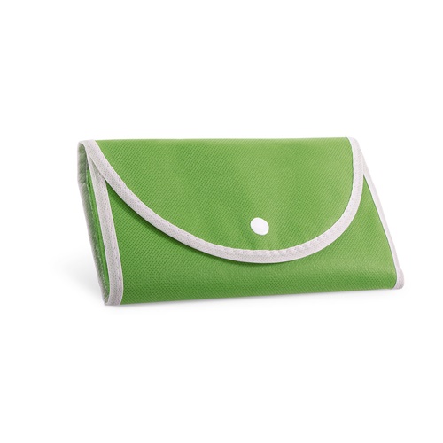 verde claro ARLON. Bolsa plegable non-woven (80 g/m²)