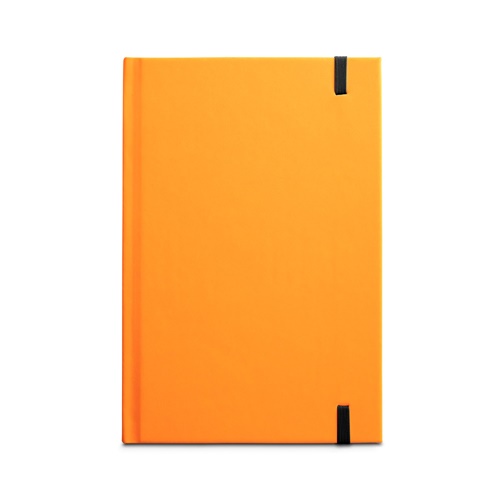 orange WATTERS. Cuaderno A5 en PU fluorescente con páginas rayadas