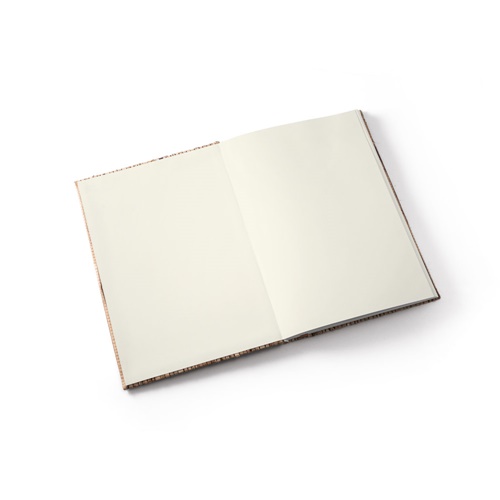 natural NERUDA. Libreta A5 con tapa dura en fibra de paja natural