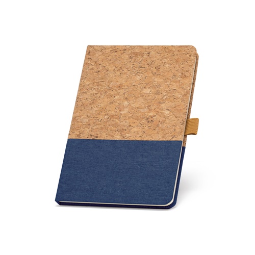 KLEE. Cuaderno A5 de corcho y lino con hojas rayadas