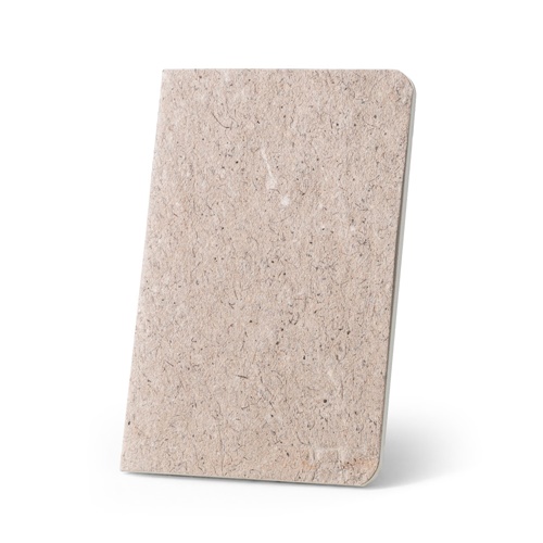 TEAPAD SOFT. Bloc de notas A6 con tapa flexible hecho a partir de residuos de hojas de té (65%)