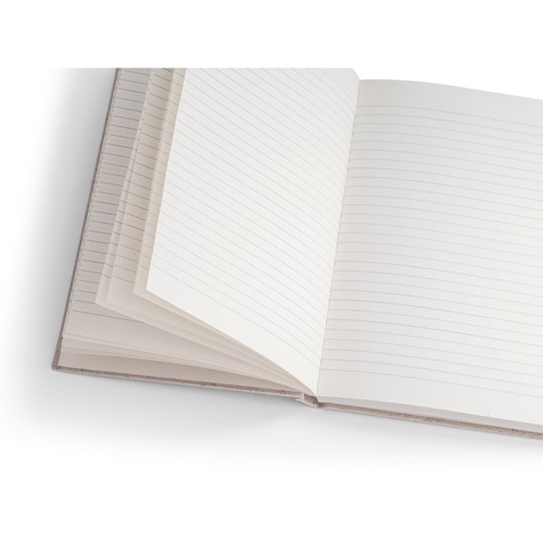 natural TEAPAD RIGID. Bloc de notas A5 con tapa dura hecho a partir de residuos de hojas de té (65%)
