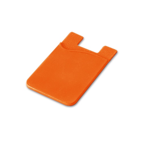naranja SHELLEY. Porta tarjetas para smartphone