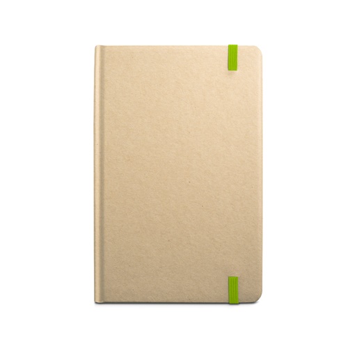verde claro MAGRITTE. Cuaderno A5 con hojas rayadas