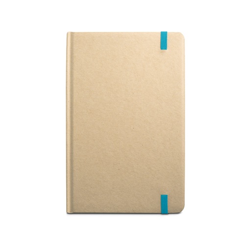 azul claro MAGRITTE. Cuaderno A5 con hojas rayadas