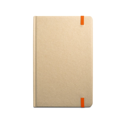 orange MAGRITTE. Cuaderno A5 con hojas rayadas