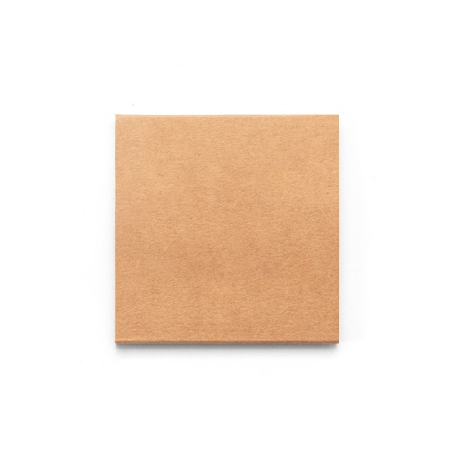 AINSLEY. Set de oficina 2 en 1, fabricado con papel 100% reciclado, con 6 blocs de notas adhesivas