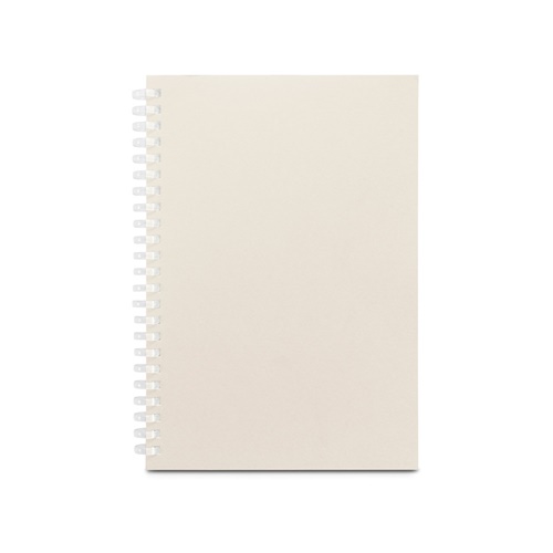 SCHILLER. Bloc de notas A5 con tapa flexible, fabricado con papel 100% reciclado