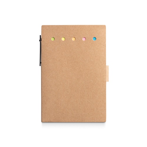 COOPER. Bloc de notas adhesivas, que incluye en un lateral 6 juegos