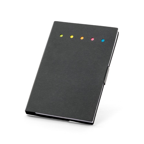 COOPER II. Bloc de notas adhesivas, que incluye en un lateral 6 juegos