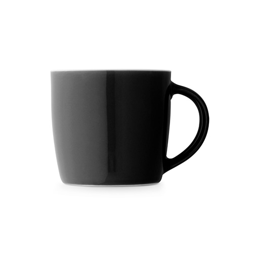 COMANDER. Taza de cerámica con acabado brillante, 370 ml