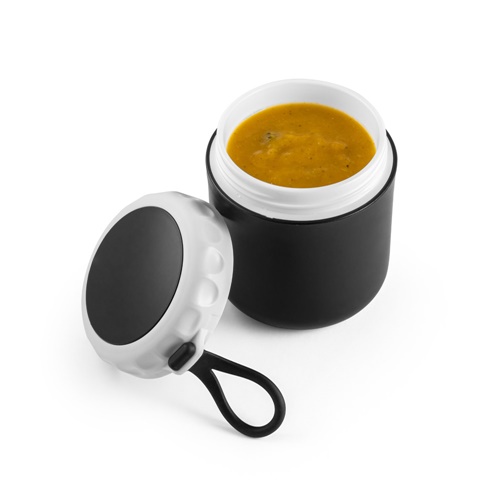 black SAMOURA. Contenedor térmico de PP de 380 mL