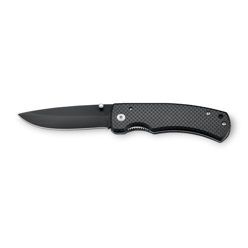 black ALICK. Navaja de bolsillo de acero inoxidable y metal