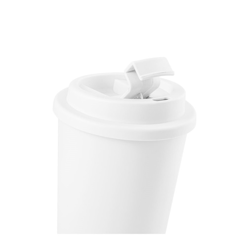 white CUPPARI. Taza de viaje