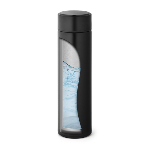 black ROSSI. Botella termo aislada al vacío de 470 mL