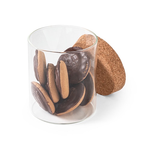 natural SPICE 700. Botella de vidrio de borosilicato con tapa de corcho 700ml