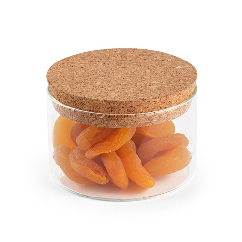natural SPICE 380. Botella de vidrio de borosilicato con tapa de corcho 380ml