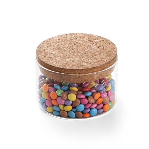 natural SPICE 380. Botella de vidrio de borosilicato con tapa de corcho 380ml