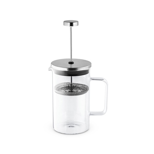 cromado JENSON. cafetera de cristal de 600ml