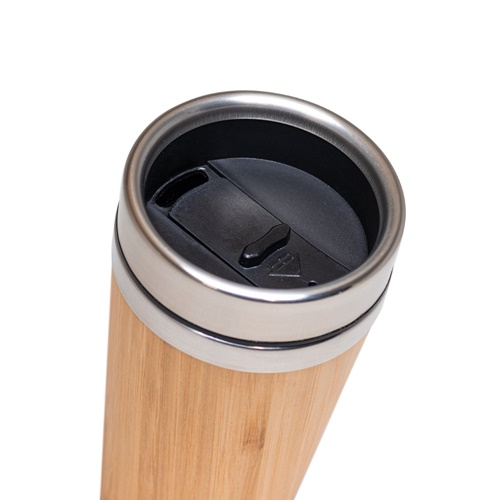 natural PIETRO. Vaso de viaje de bambú de 500 mL