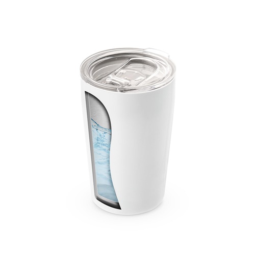 white SLIDER. Vaso de viaje de 380 mL